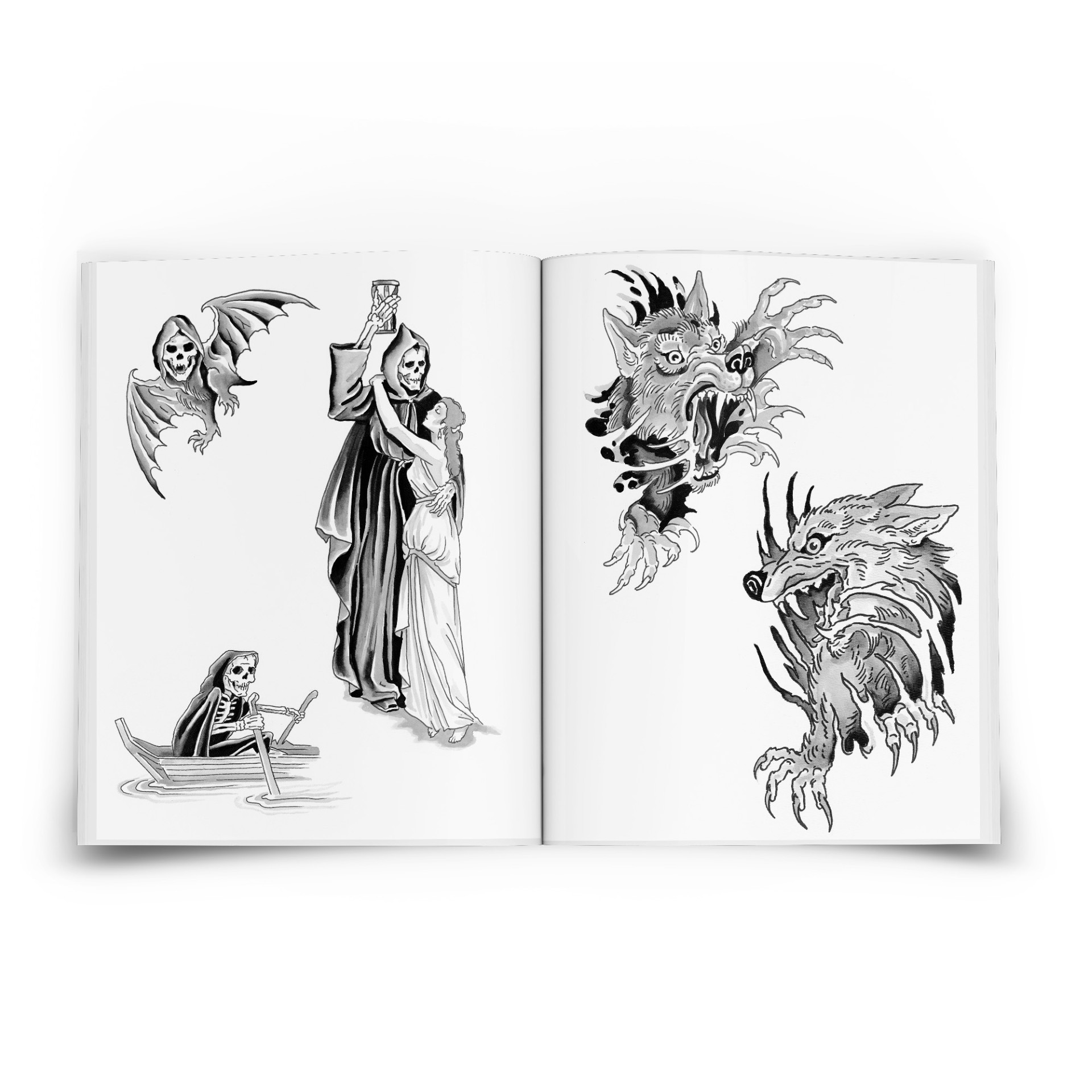Reapers & Wolves - Tim Lehi Designs & Variations for Tattooing