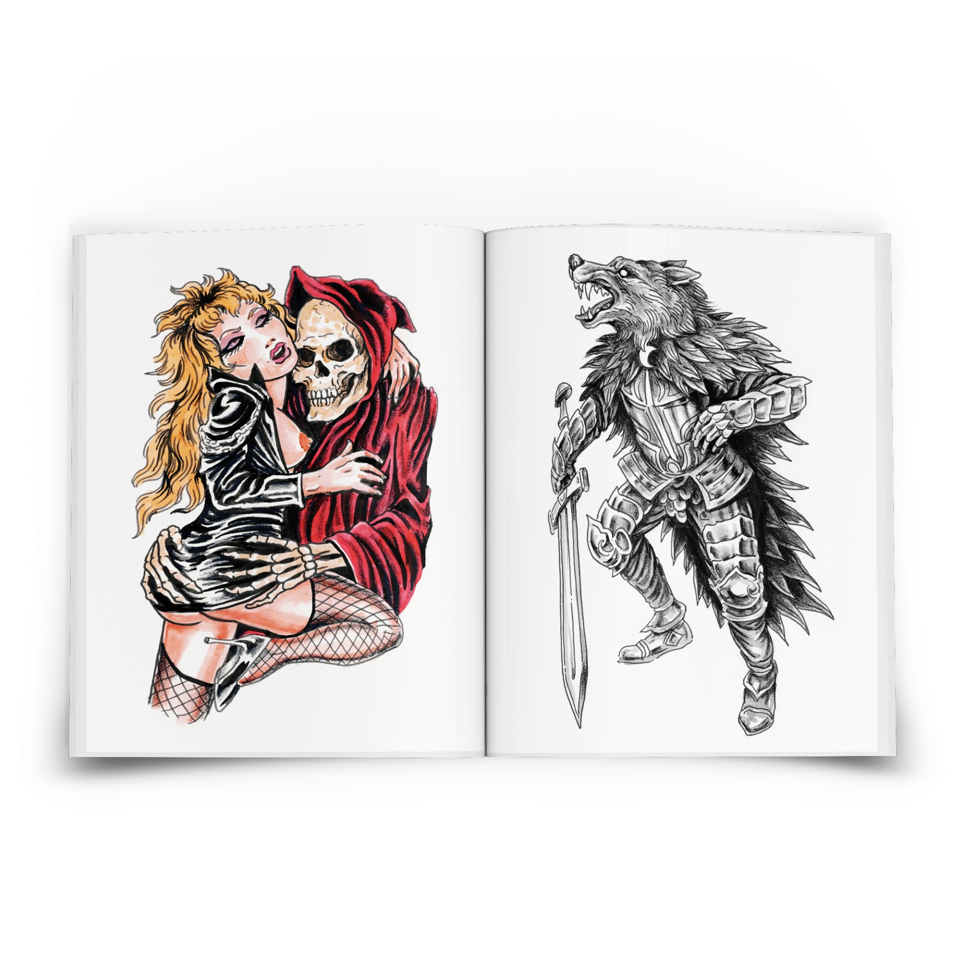 Reapers & Wolves - Tim Lehi Designs & Variations for Tattooing