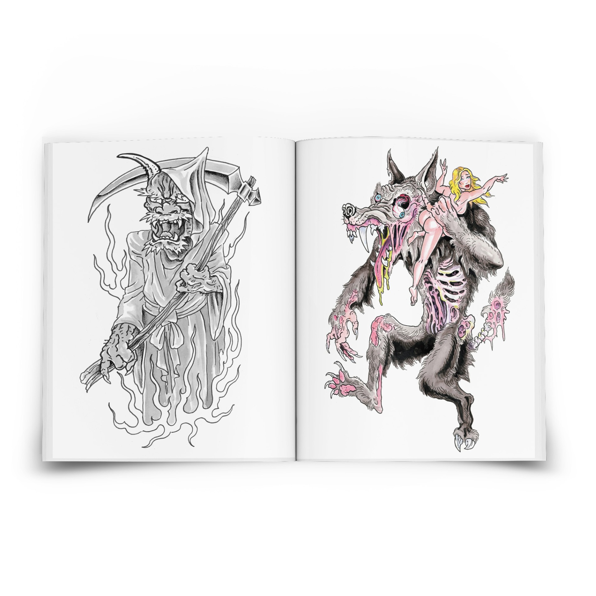 Reapers & Wolves - Tim Lehi Designs & Variations for Tattooing