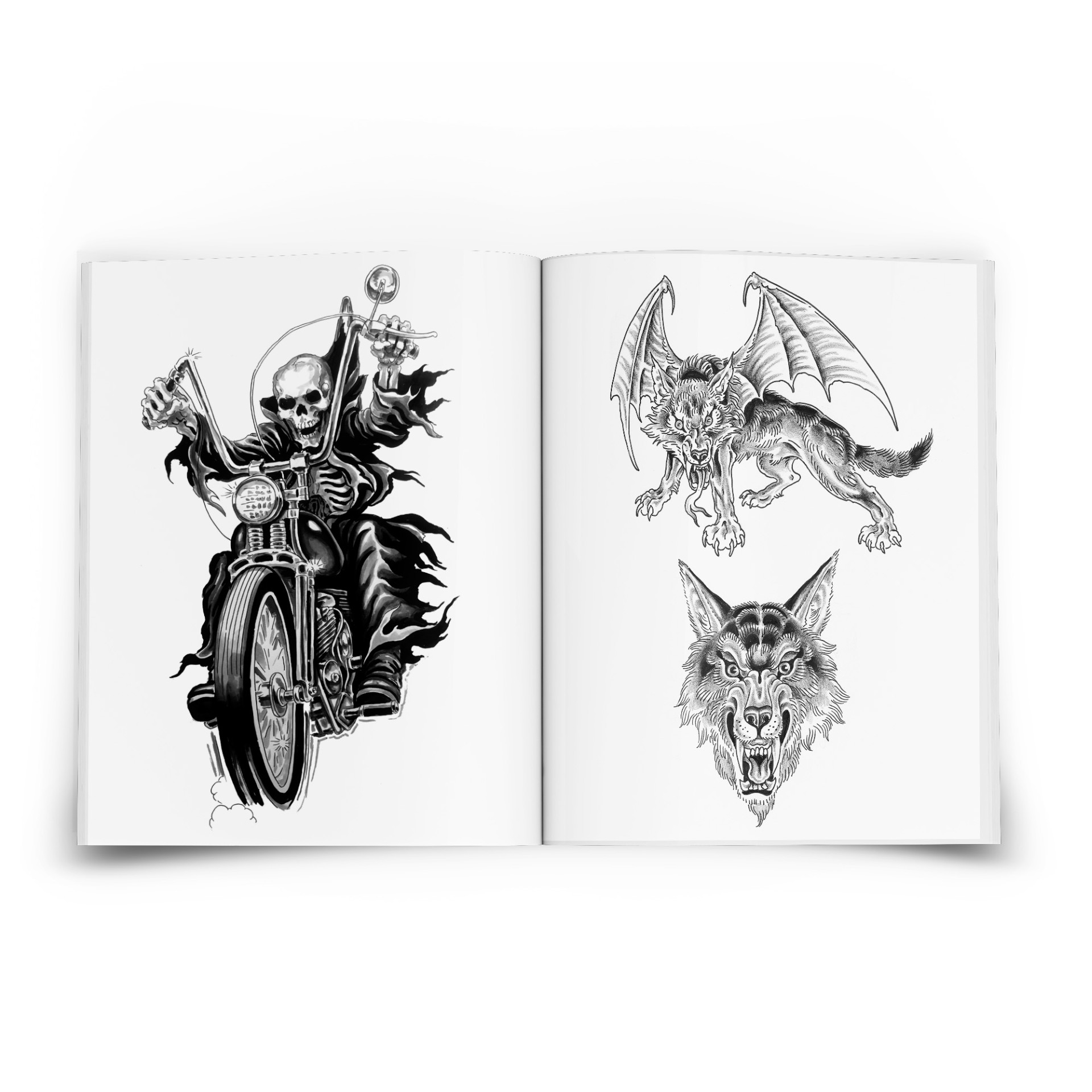 Reapers & Wolves - Tim Lehi Designs & Variations for Tattooing