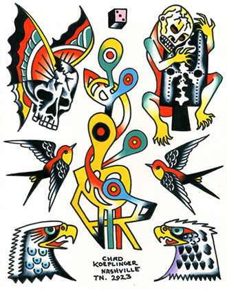 Chad Koeplinger Flash Sheets Set