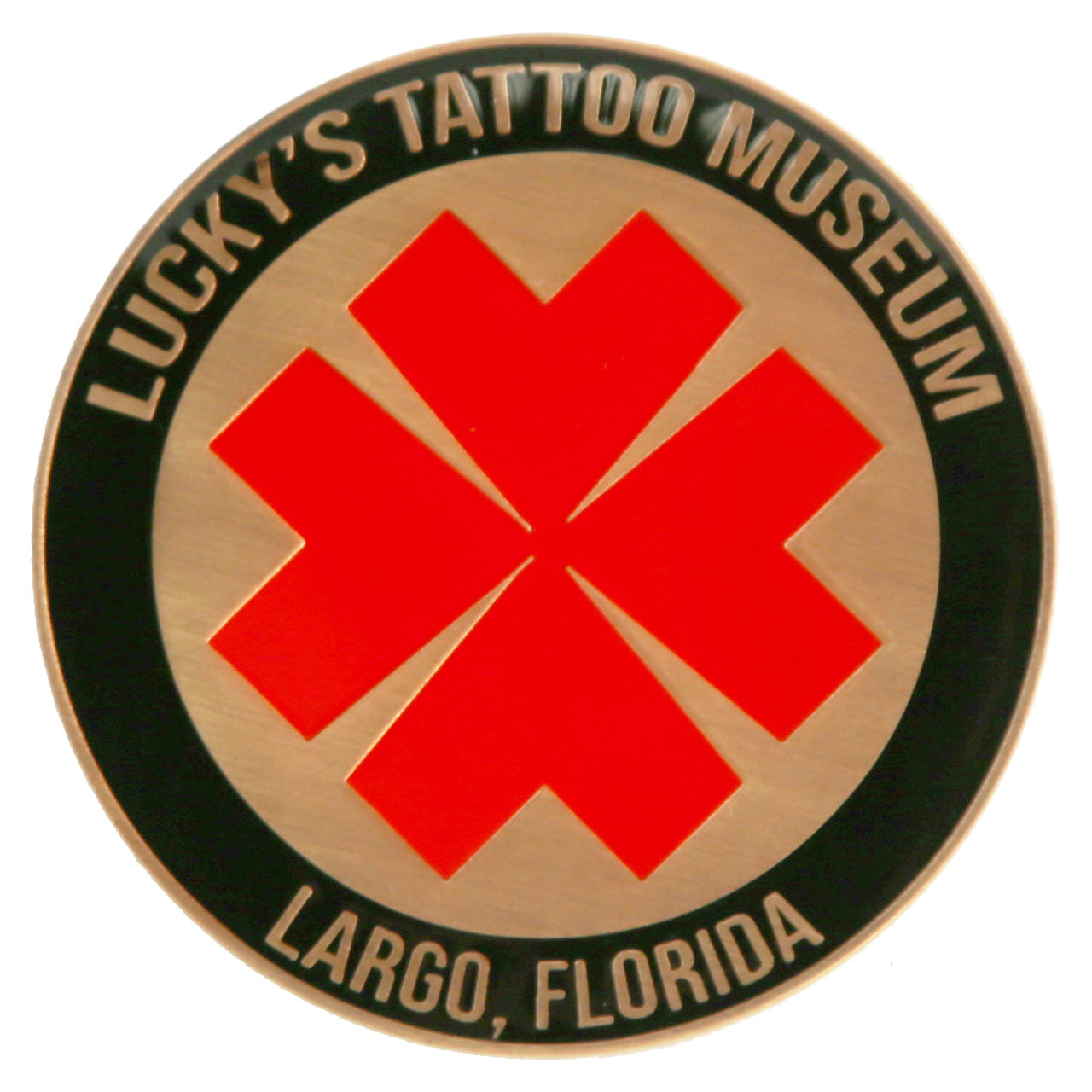 Lucky's Tattoo Museum 20 Year Anniversary Commemorative Coin