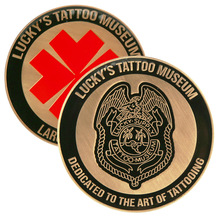 Lucky's Tattoo Museum 20 Year Anniversary Commemorative Coin