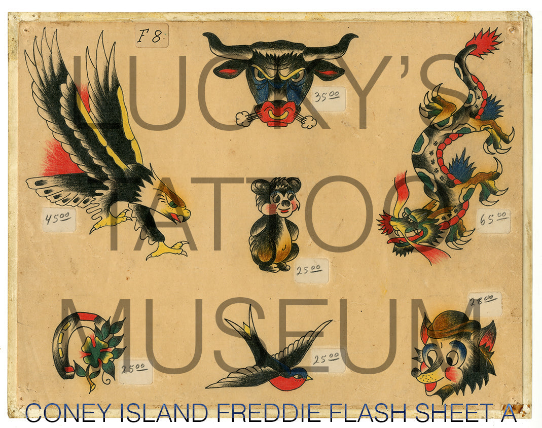 Coney Island Freddie Flash Sheets