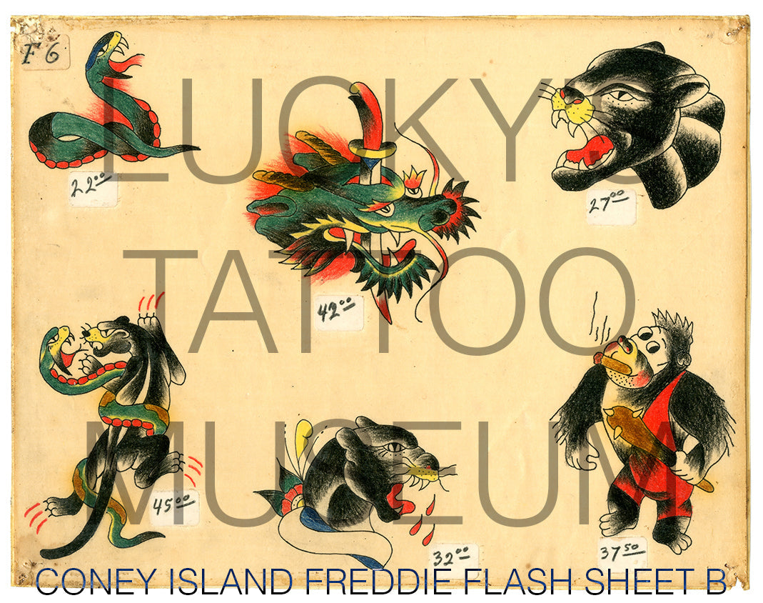 Coney Island Freddie Flash Sheets