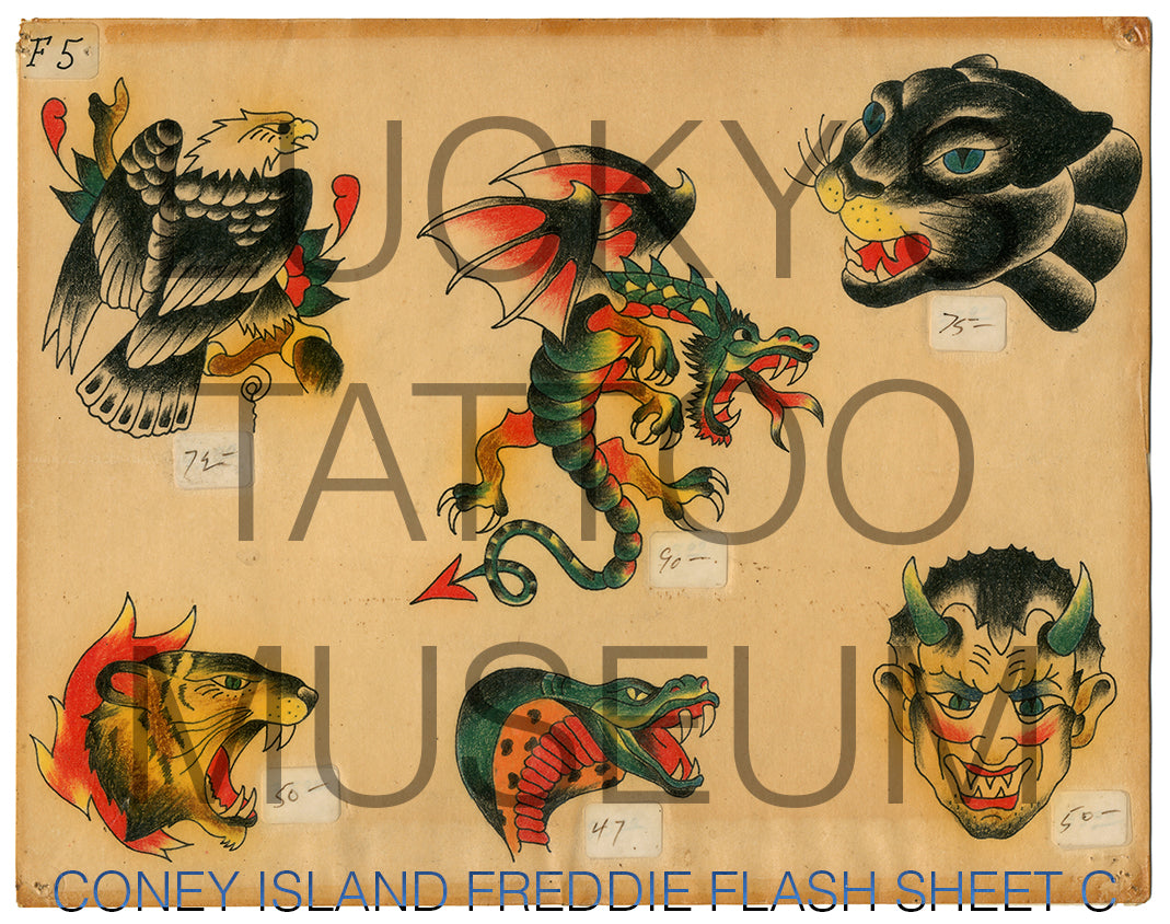 Coney Island Freddie Flash Sheets