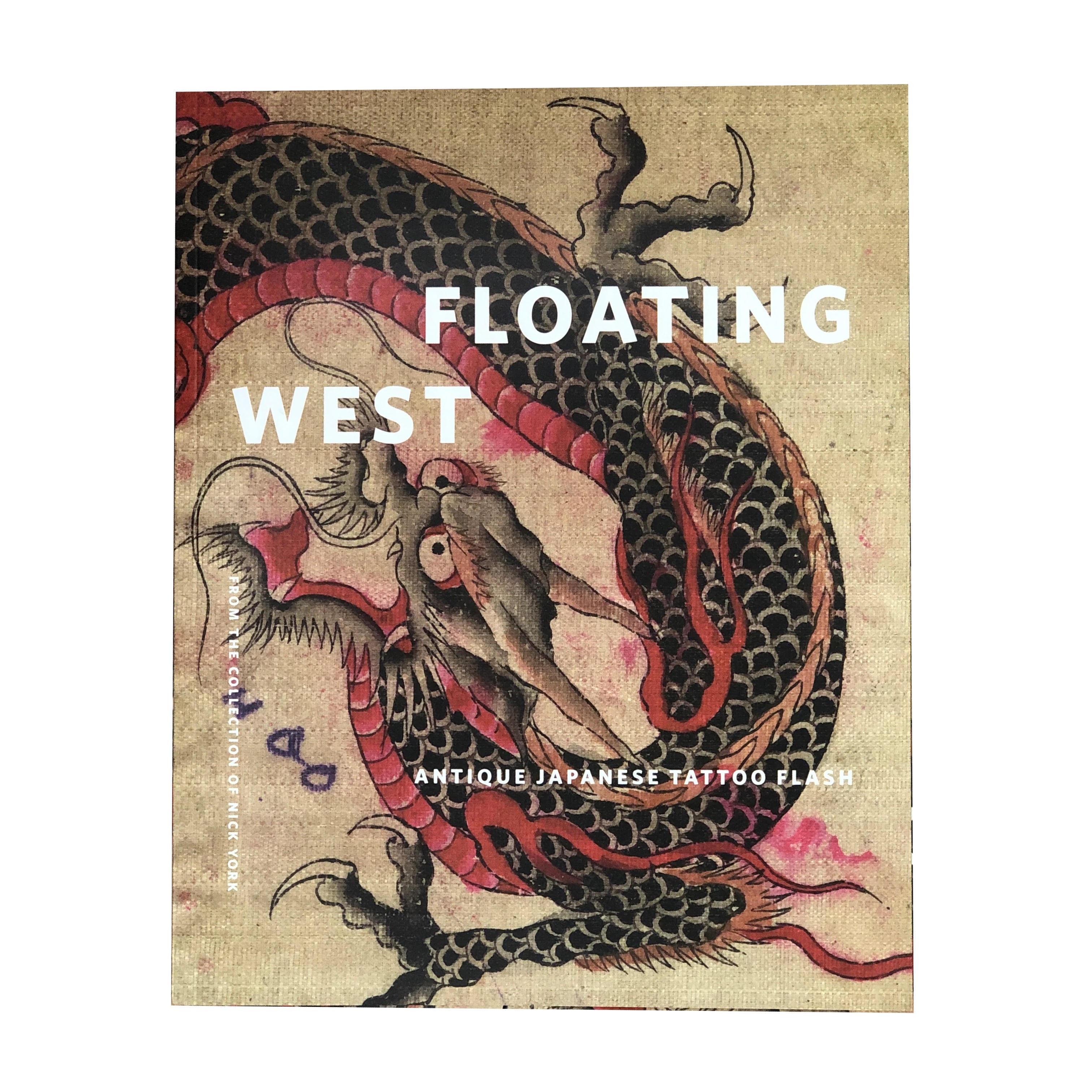 Floating West - Antique Japanese Tattoo Flash from the Collection of Nick York