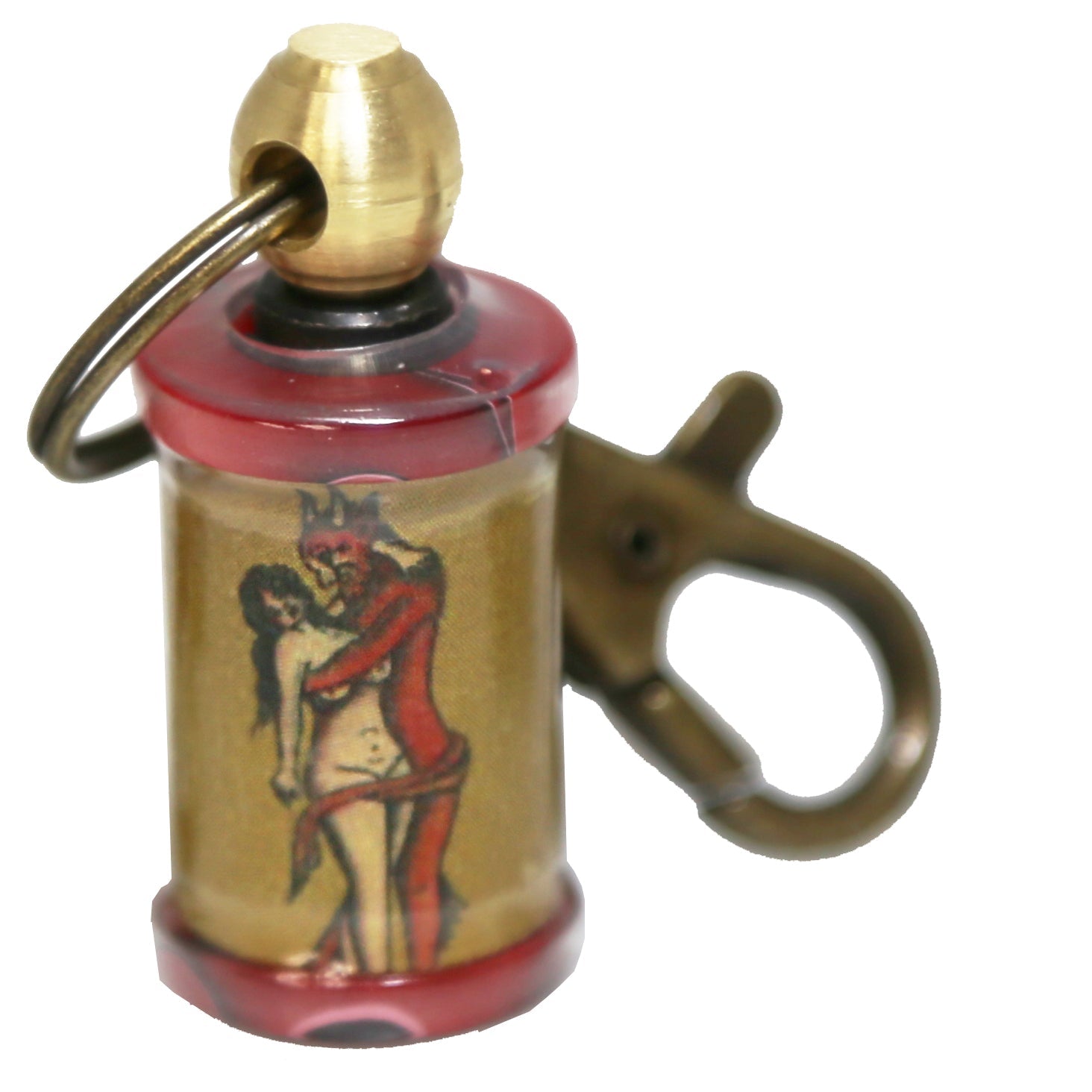 Handsome Devil Coil Keychain