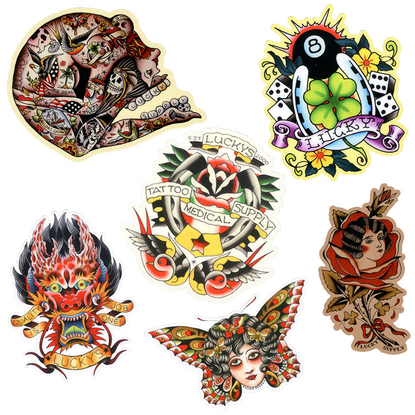 Lucky Supply Sticker Pack (Set of 6)