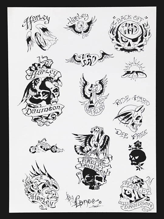 Original Lance McLain Flash Sheets (Set of 9)