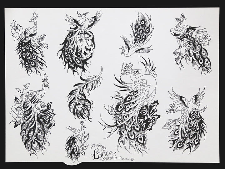 Original Lance McLain Flash Sheets (Set of 9)