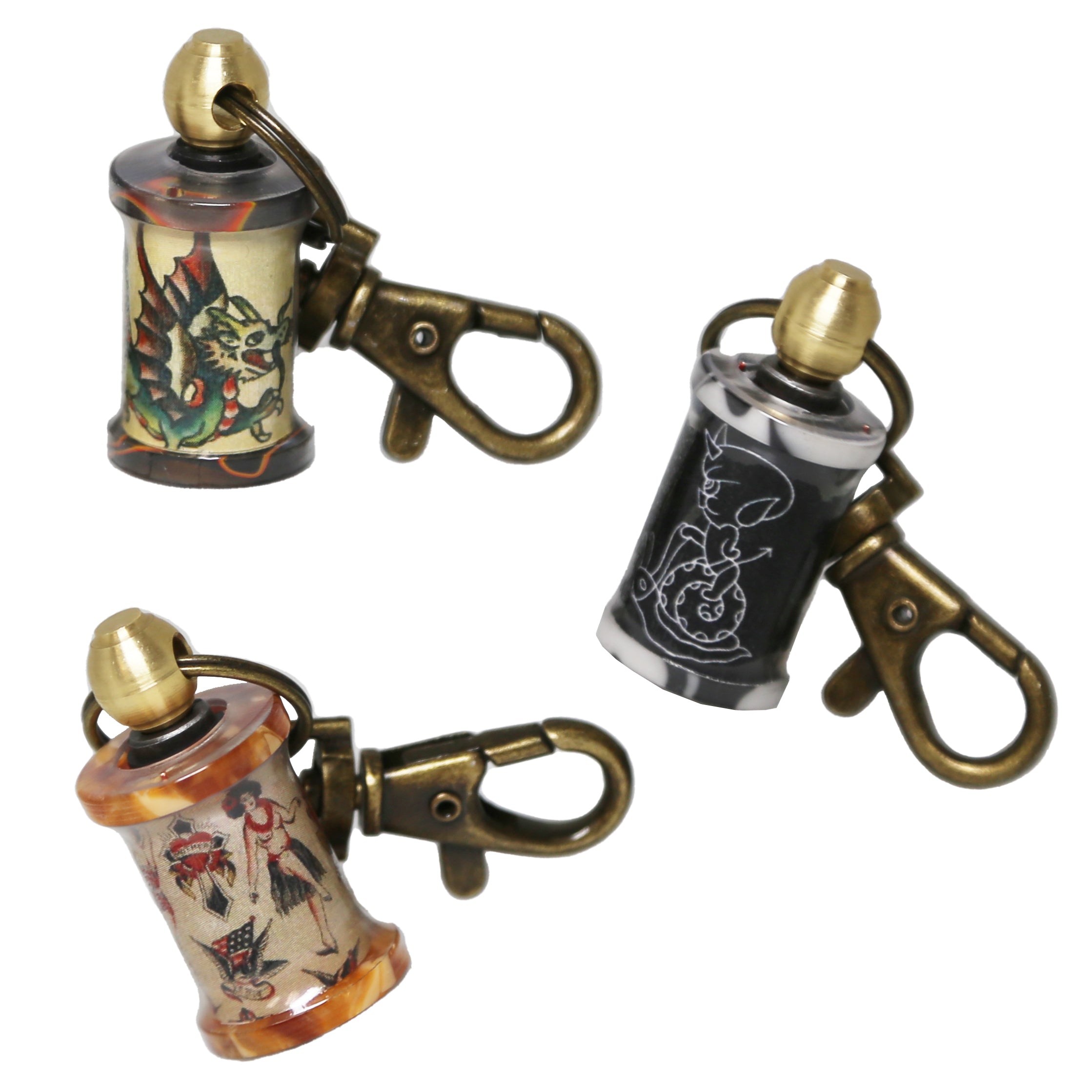 One-Off Coil Keychains