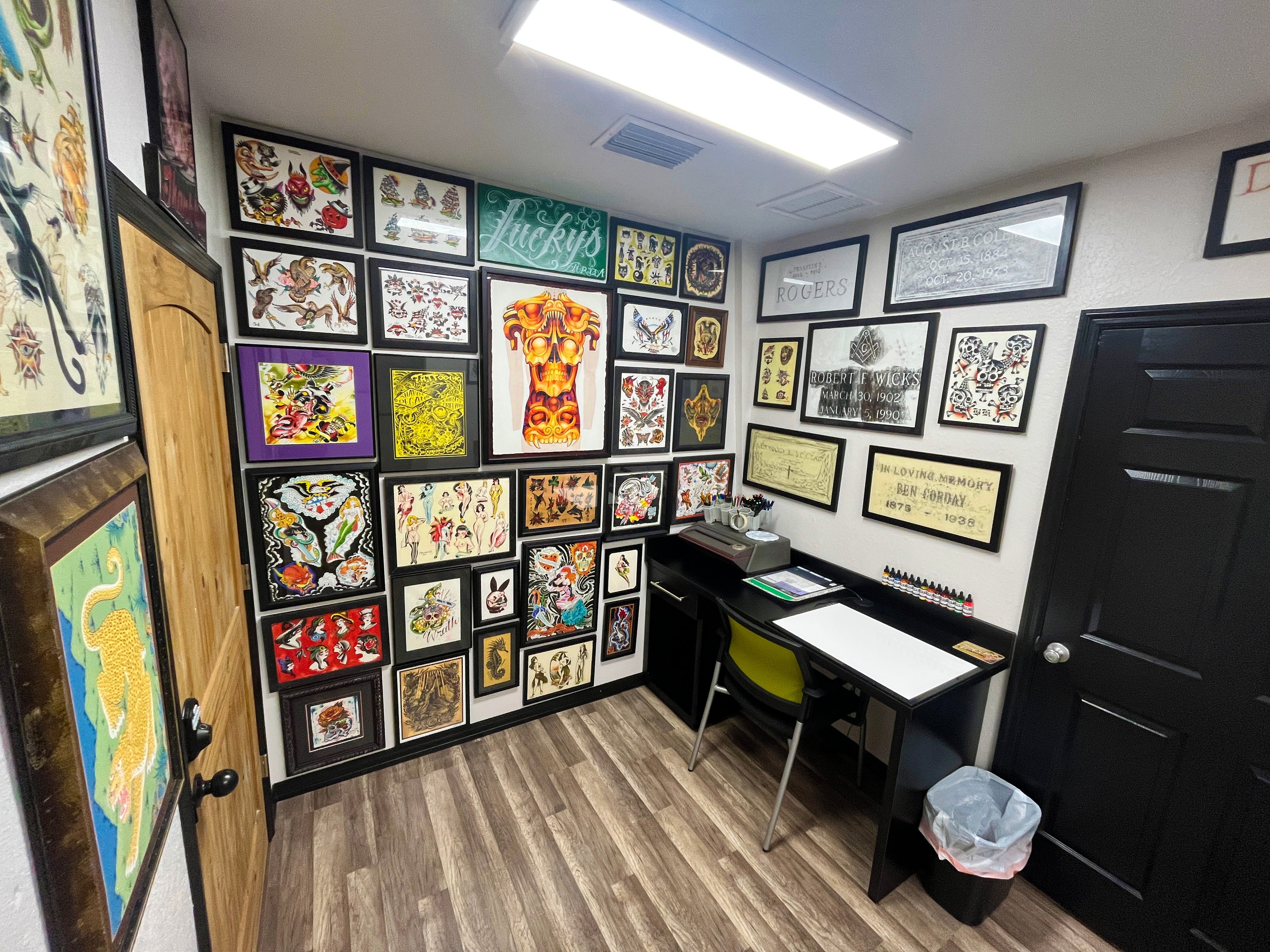Lucky’s Tattoo Museum Apartment Rental (per night charge + cleaning fee)