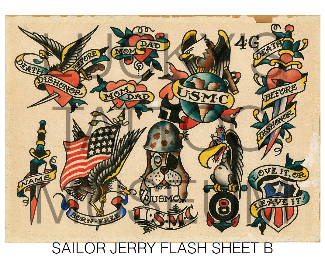 Sailor Jerry Flash Sheets