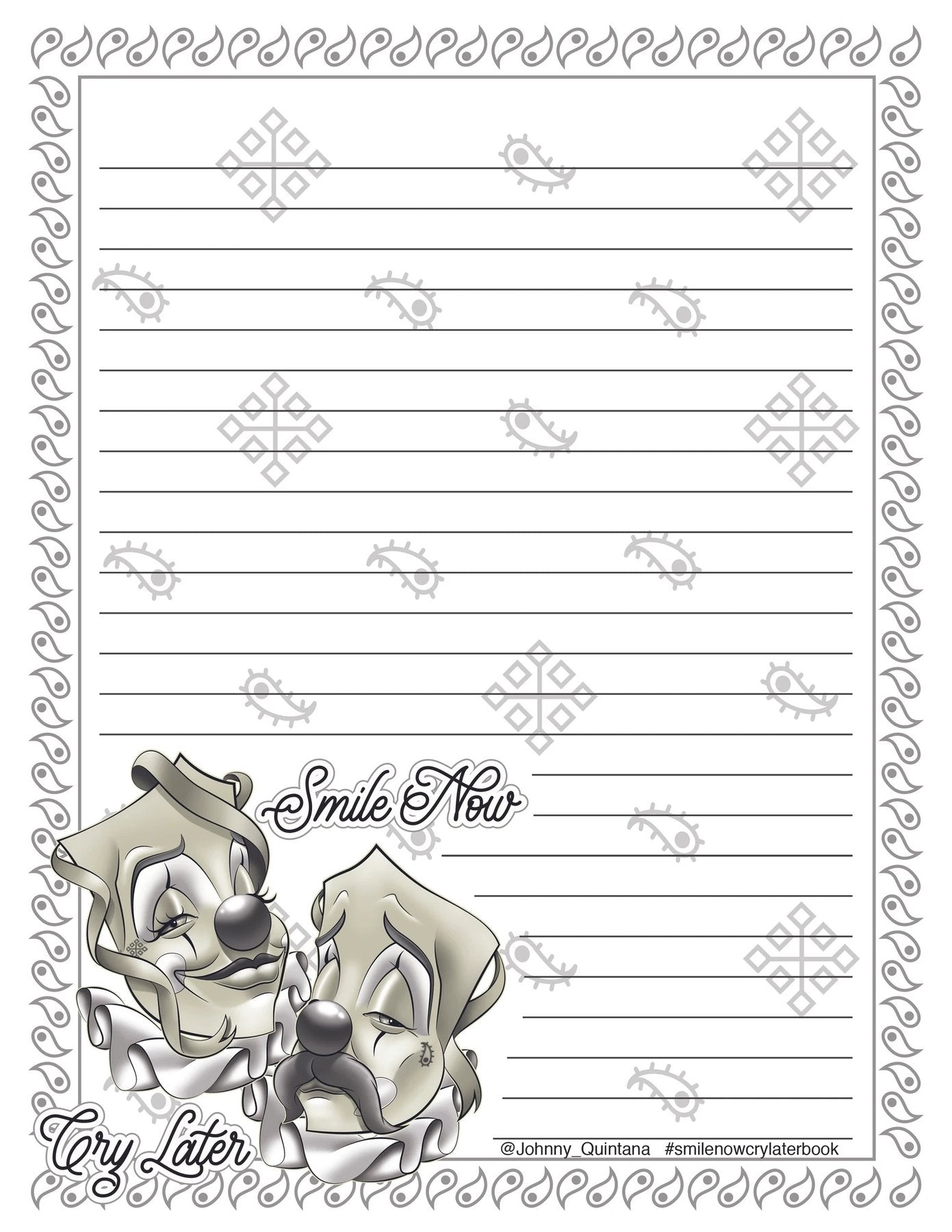 The Art of Johnny Quintana - Smile Now Cry Later Art Book