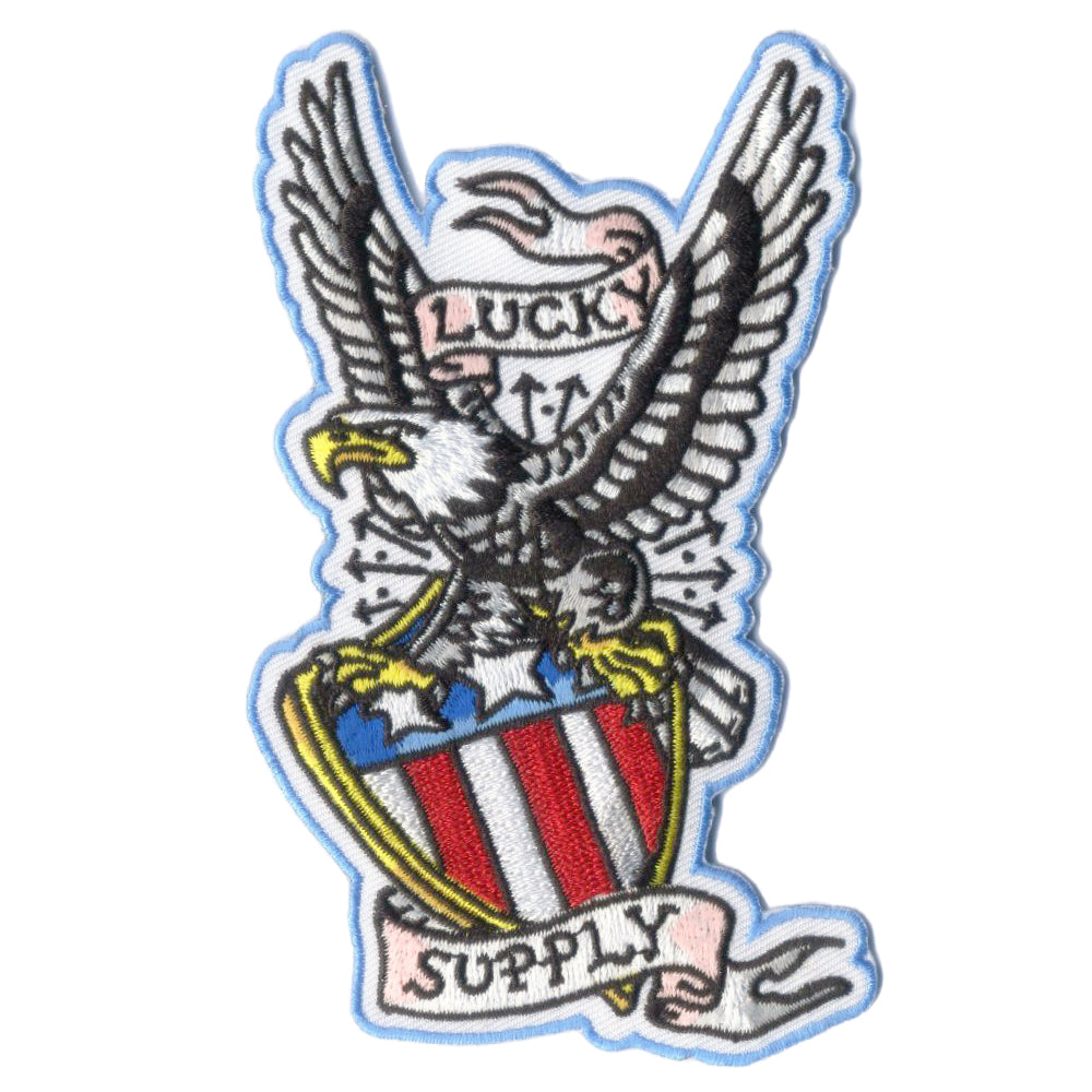 Tim Lehi x Lucky Supply Eagle and Shield Embroidered Patch