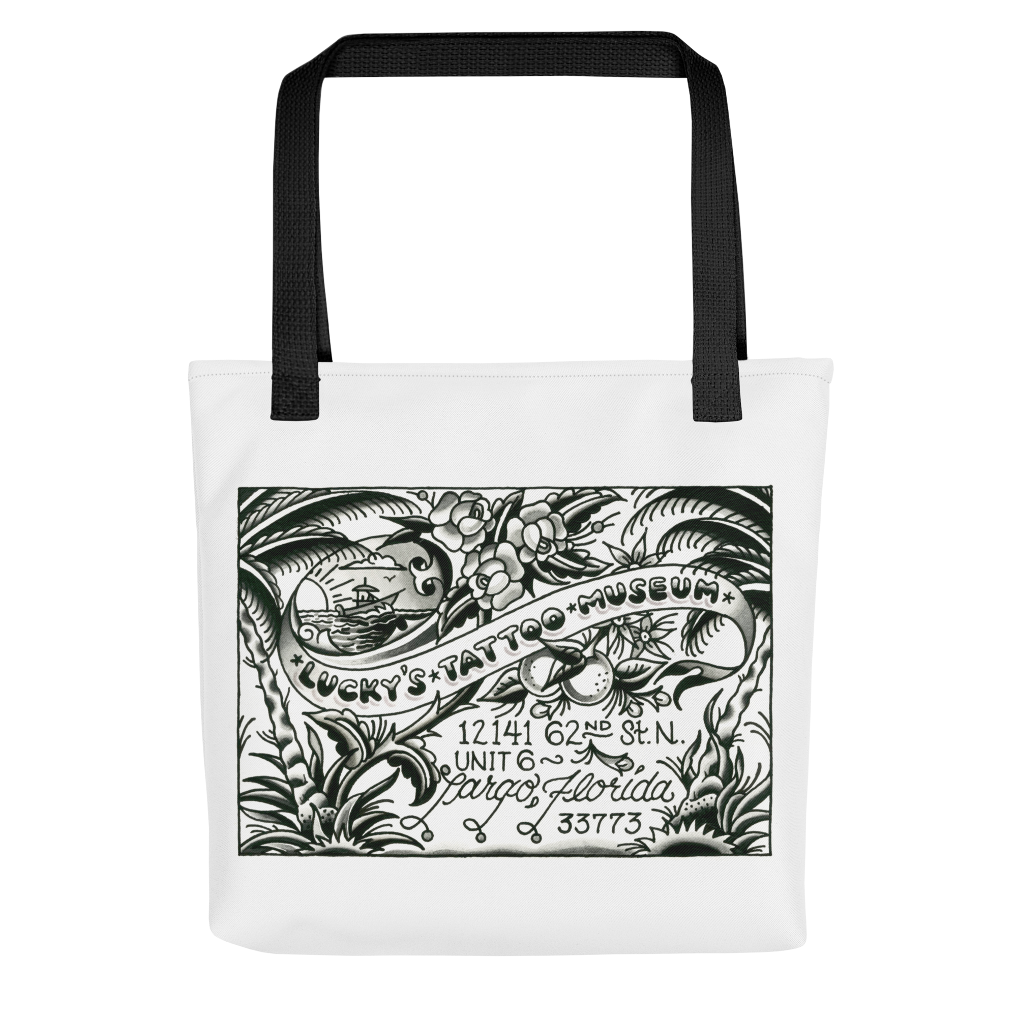 Lucky's Tattoo Museum Small Tote Bag