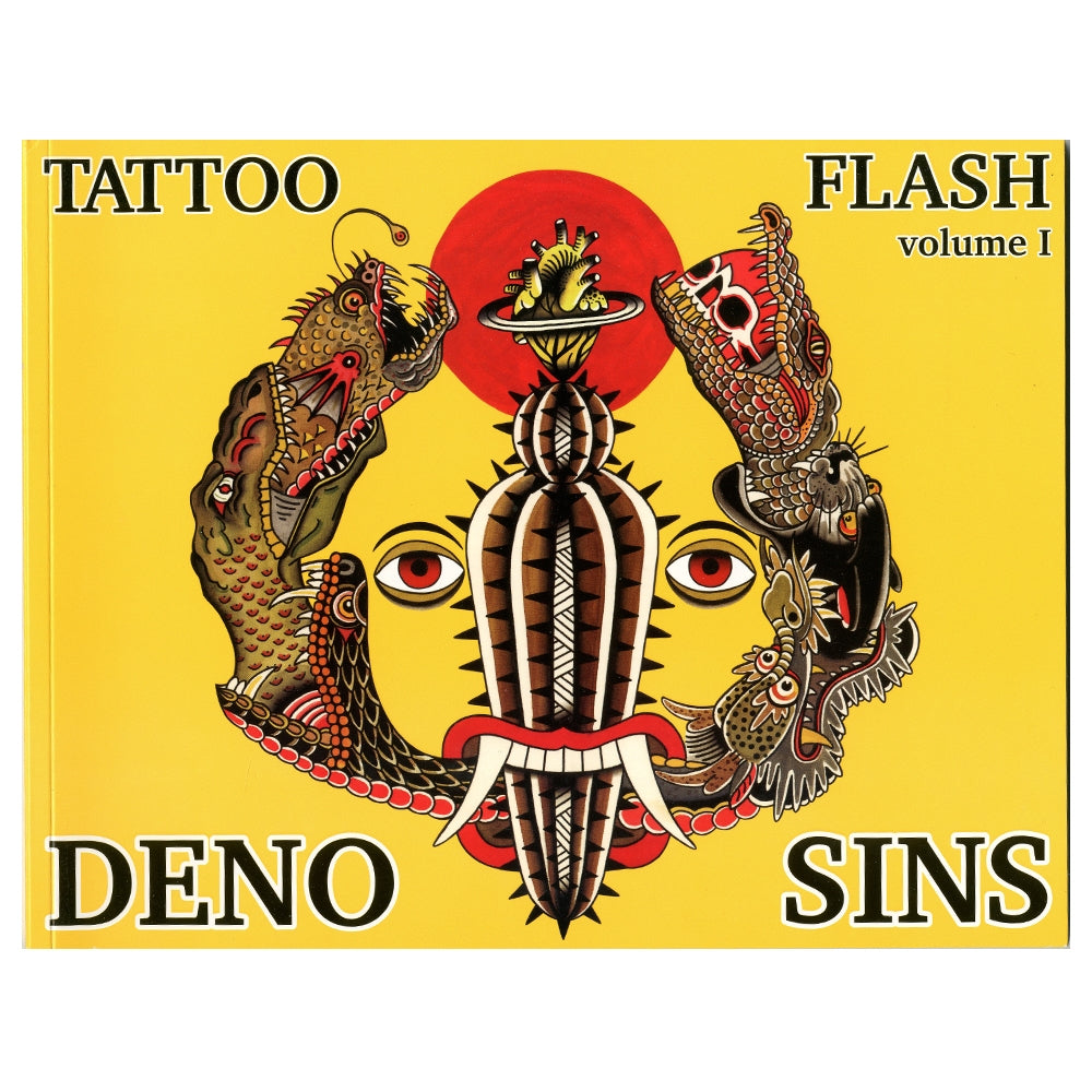 Deno Sins Tattoo Flash V1 Book (Signed)