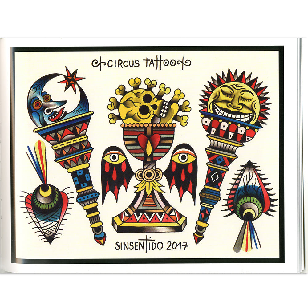 Deno Sins Tattoo Flash V1 Book (Signed)