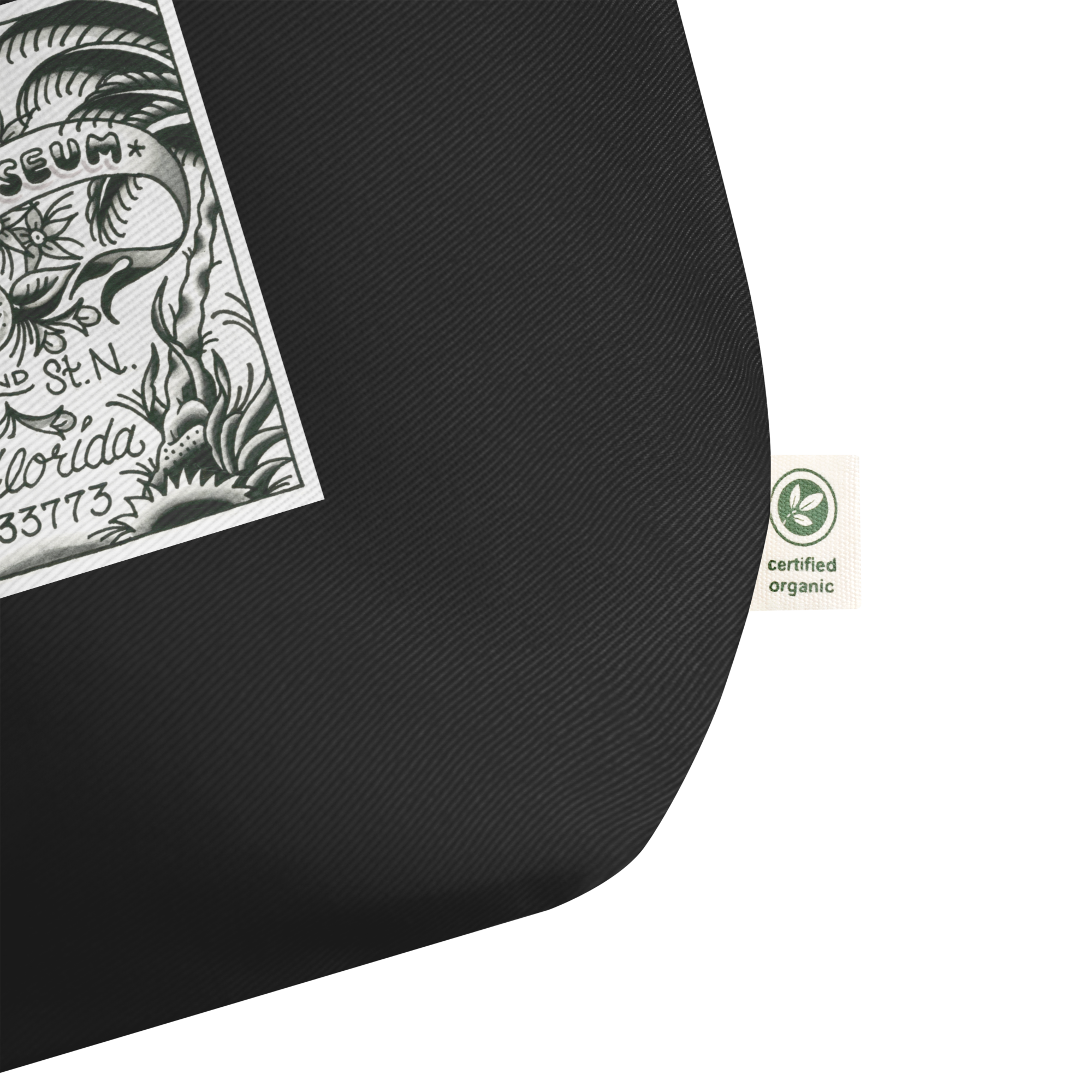 Lucky's Tattoo Museum Large Organic Tote Bag