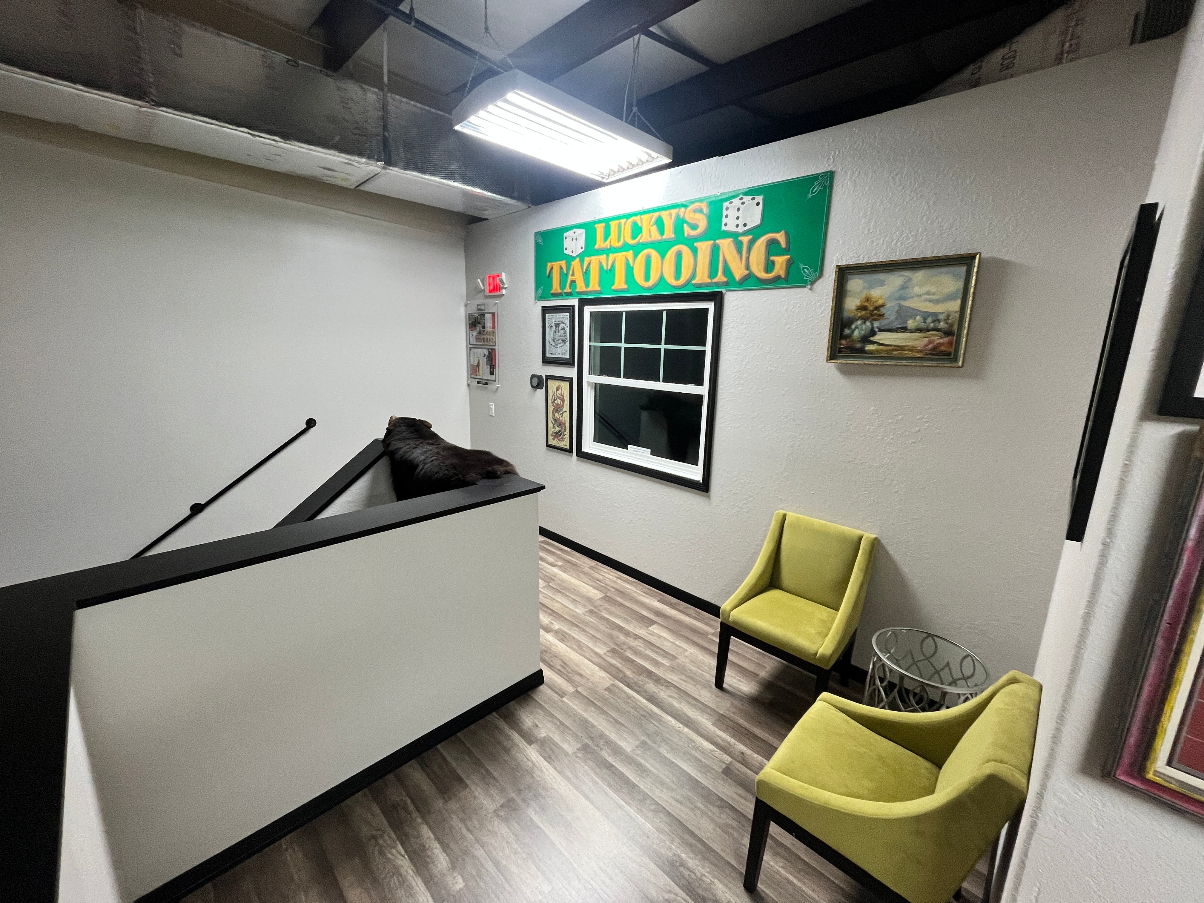 Lucky’s Tattoo Museum Apartment Rental (per night charge + cleaning fee)